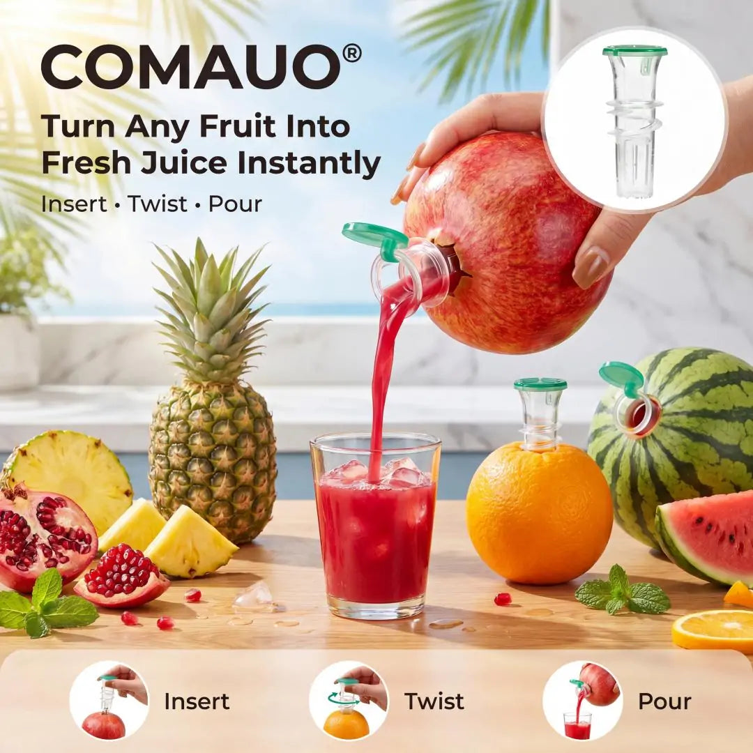 Premium kranik COMAUO® do owoców – Natychmiastowy dozownik świeżego soku do arbuza pomarańczy ananasa i innych
