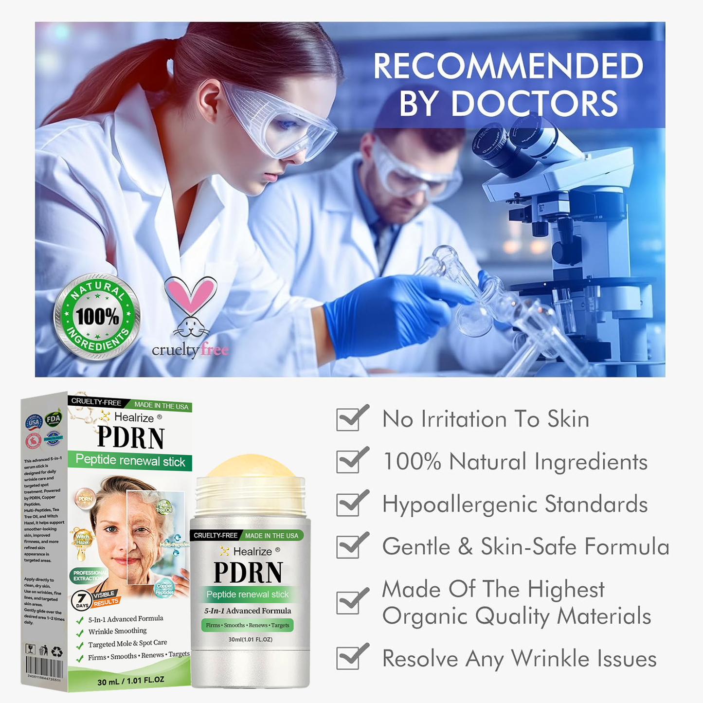 𝑯𝒆𝒂𝒍𝒓𝒊𝒛𝒆® 👨‍⚕️👨‍⚕️𝑷𝑫𝑹𝑵 𝑨𝒏𝒕𝒊-𝑨𝒈𝒊𝒏𝒈 & 𝑻𝒂𝒓𝒈𝒆𝒕𝒆𝒅 𝑺𝒑𝒐𝒕 𝑹𝒆𝒏𝒆𝒘𝒂𝒍 𝑺𝒕𝒊𝒄𝒌（𝑯𝒆𝒍𝒑𝒔 𝑺𝒎𝒐𝒐𝒕𝒉 𝑾𝒓𝒊𝒏𝒌𝒍𝒆𝒔, 𝑺𝒖𝒑𝒑𝒐𝒓𝒕 𝑭𝒊𝒓𝒎𝒆𝒓-𝑳𝒐𝒐𝒌𝒊𝒏𝒈 𝑺𝒌𝒊𝒏, 𝒂𝒏𝒅 𝑰𝒎𝒑𝒓𝒐𝒗𝒆 𝑻𝒉𝒆 𝑨𝒑𝒑𝒆𝒂𝒓𝒂𝒏𝒄𝒆 𝑶𝒇 𝑽𝒊𝒔𝒊𝒃𝒍𝒆 𝑺𝒑𝒐𝒕𝒔）