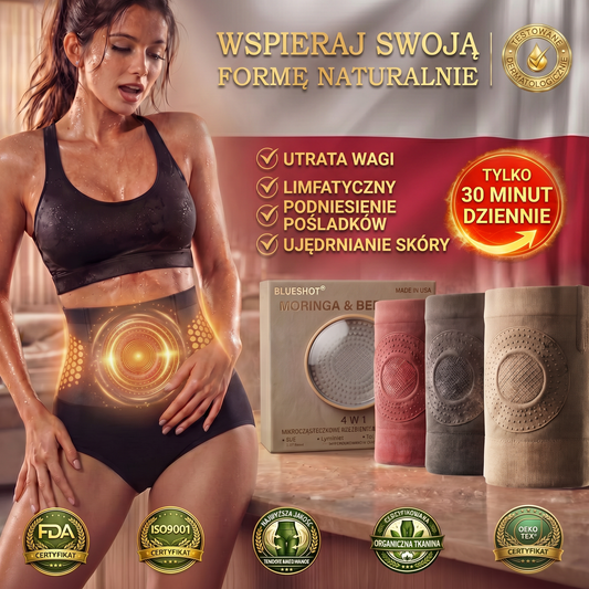 𝟐𝟎𝟐𝟔 NOWOŚĆ 🔥🏆𝐁𝐋𝐔𝐄𝐒𝐇𝐎𝐓® Moringa & Berberine 4-w-1 Szorty Modelujące i Wspomagające Spalanie Tłuszczu z Mikrocząsteczkami
