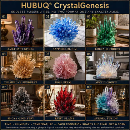 Save 50% by ordering today丨HUBUQ® CrystalGenesis — Luxury Textured Crystal Growing Kit