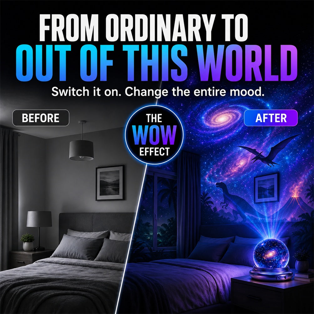 Topacme® Galaxy Night Light Projector🦕
