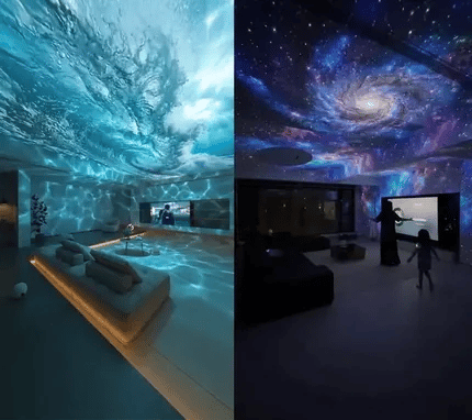 Projektor Gwiazd Holograficzny 5D Comauo® — Inteligentne, dynamiczne światło do pokoju dziecięcego i sypialni 🧸