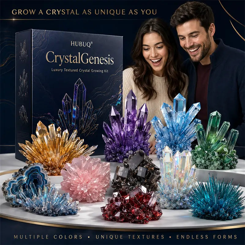 Save 50% by ordering today丨HUBUQ® CrystalGenesis — Luxury Textured Crystal Growing Kit