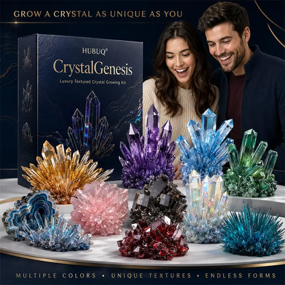 Save 50% by ordering today丨HUBUQ® CrystalGenesis — Luxury Textured Crystal Growing Kit