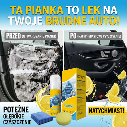 ⏳ OSTATNI DZIEŃ -80% 💥 Wieloenzymatyczna pianka czyszcząca 4w1 — Usuwanie plam bez szorowania do auta i domu ✨